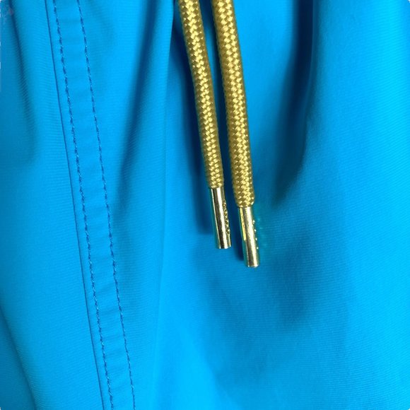 Aviator Nation Men's 5 Rainbow Stripe Flex Board Shorts in Antigua Blue Size 33 - Picture 2 of 9